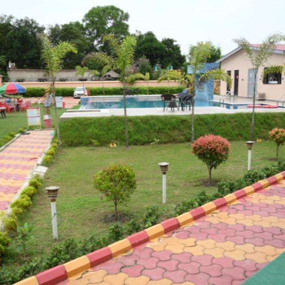 Golden View Resort And Restaurant Tajpur Exterior foto
