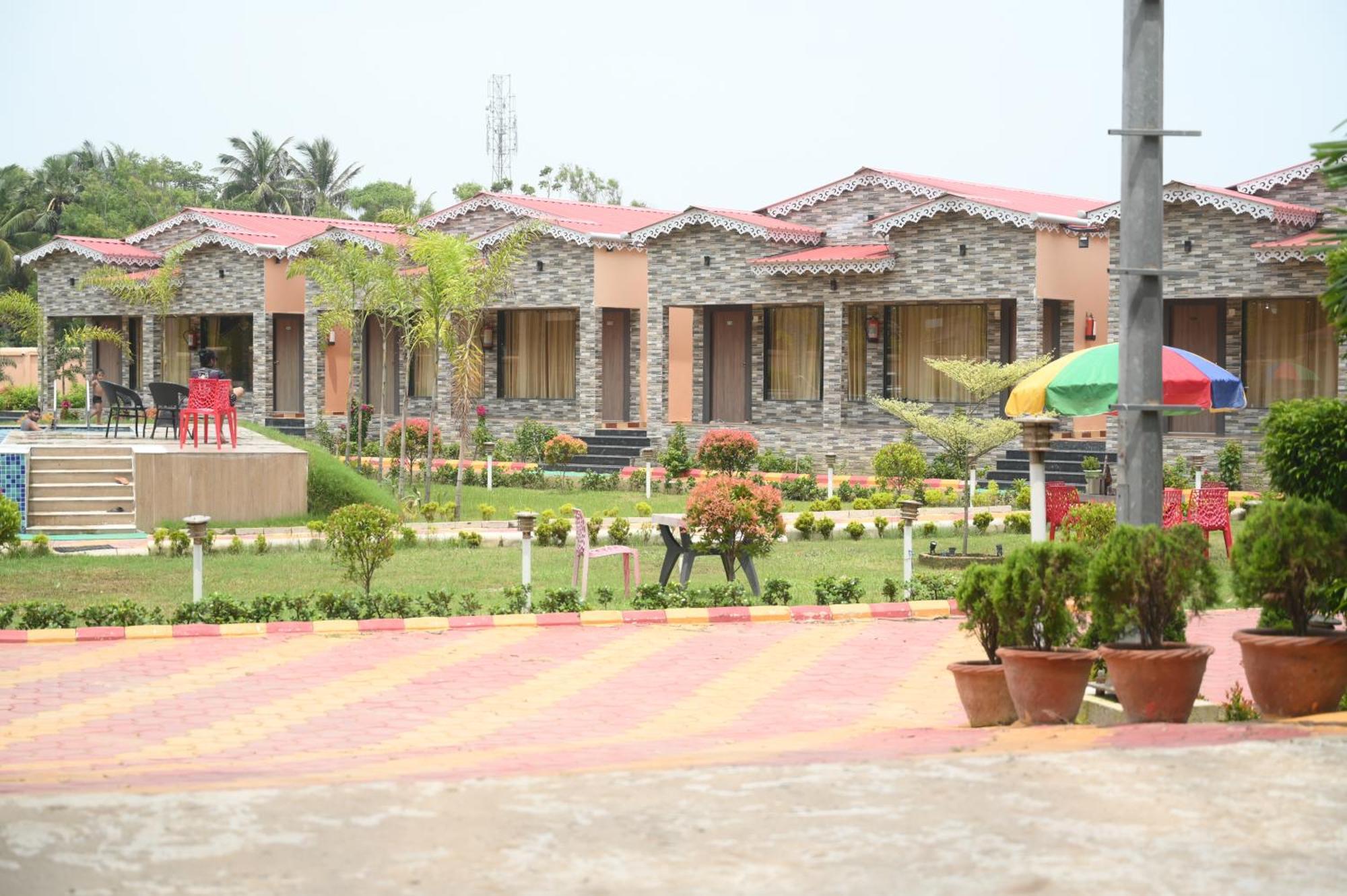 Golden View Resort And Restaurant Tajpur Exterior foto